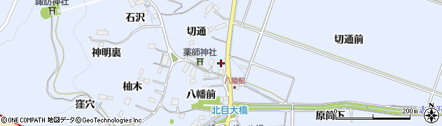宮城県名取市愛島北目（薬師前）周辺の地図