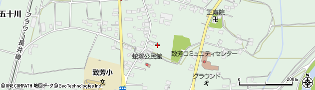 山形県長井市五十川1312周辺の地図