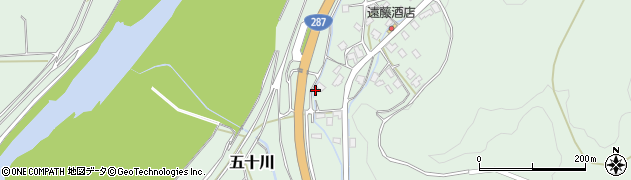 山形県長井市五十川4042周辺の地図