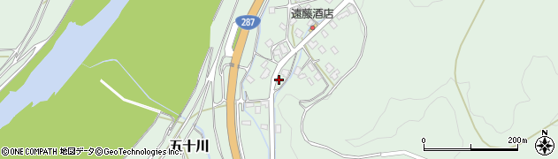 山形県長井市五十川4054周辺の地図