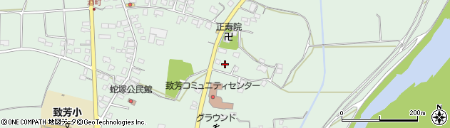 山形県長井市五十川周辺の地図