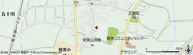 山形県長井市五十川1313周辺の地図