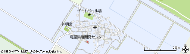 新潟県村上市鳥屋周辺の地図