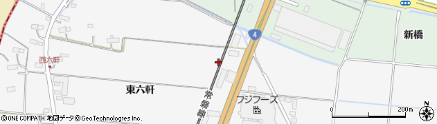 宮城県名取市本郷（北焼野）周辺の地図