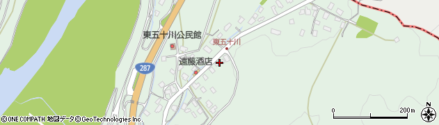 山形県長井市五十川4028周辺の地図