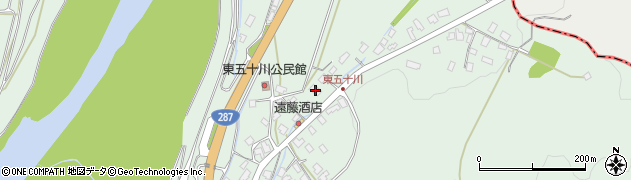 山形県長井市五十川3899周辺の地図