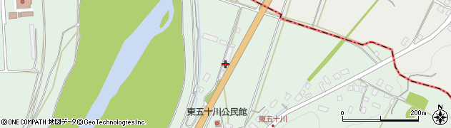 山形県長井市五十川3623周辺の地図