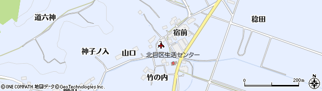 宮城県名取市愛島北目（入）周辺の地図