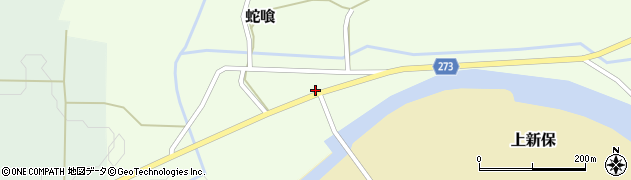 新潟県岩船郡関川村蛇喰1086周辺の地図
