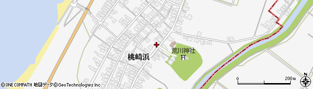 桃崎浜郵便局周辺の地図