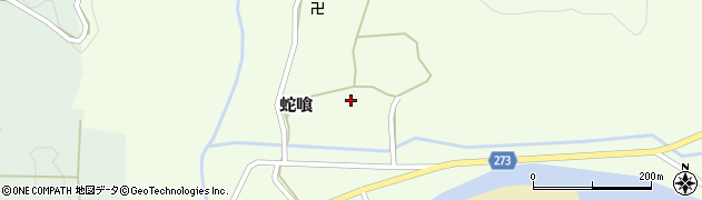 新潟県岩船郡関川村蛇喰326周辺の地図
