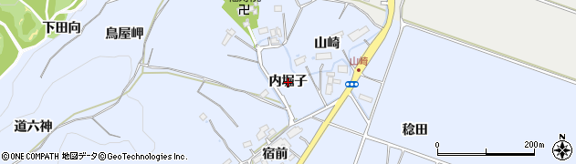 宮城県名取市愛島北目（内堀子）周辺の地図