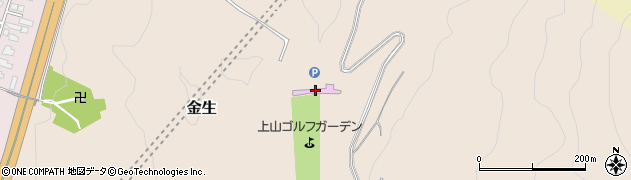 上山ゴルフガーデン周辺の地図