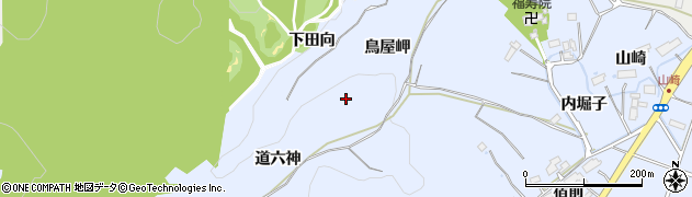 宮城県名取市愛島北目（鳥屋岬）周辺の地図