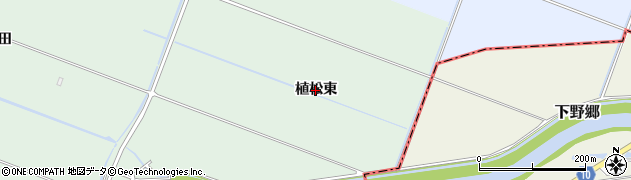 宮城県名取市植松（東）周辺の地図