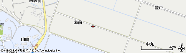 宮城県名取市愛島笠島（表前）周辺の地図