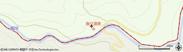 宮城県川崎町（柴田郡）前川（峩々）周辺の地図