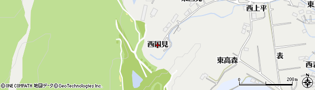 宮城県名取市愛島笠島（西国見）周辺の地図
