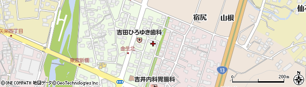 ヤクルト米沢販売株式会社　夢スタジオ上山店周辺の地図