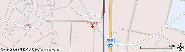 平林駅前周辺の地図