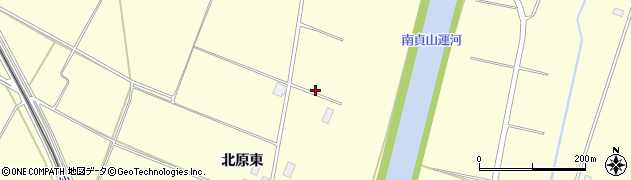 宮城県名取市下増田北原東386周辺の地図