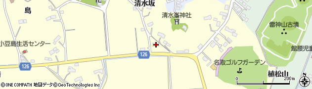 宮城県名取市愛島小豆島島東105周辺の地図