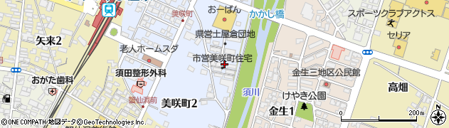 市営美咲町住宅周辺の地図