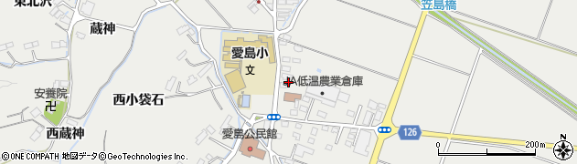 宮城県名取市愛島笠島（弁天）周辺の地図