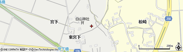宮城県名取市愛島笠島（南東宮下）周辺の地図