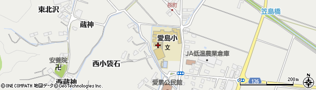 宮城県名取市愛島笠島桜町170周辺の地図