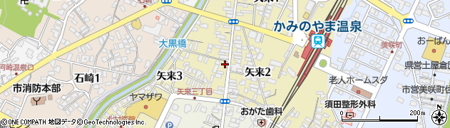 矢来水道株式会社周辺の地図