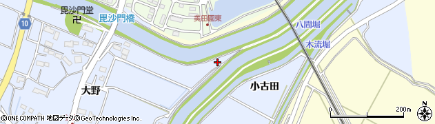 宮城県名取市杉ケ袋（今新田）周辺の地図