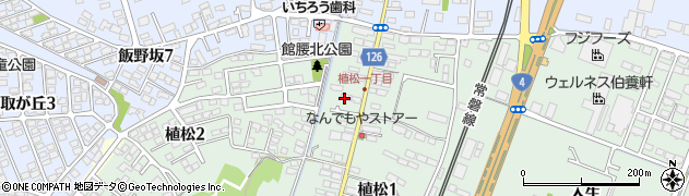 愛島名取線周辺の地図
