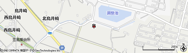 宮城県名取市愛島笠島泉周辺の地図