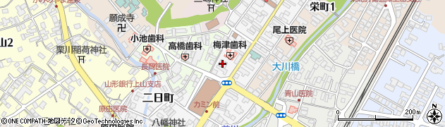荘内銀行上山支店 ＡＴＭ周辺の地図