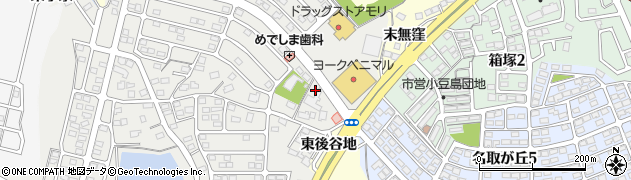 宮城県名取市愛島小豆島（長坂）周辺の地図