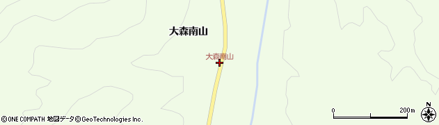 大森南山周辺の地図