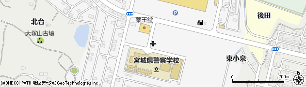宮城県名取市愛島郷周辺の地図