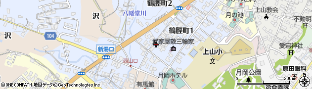 上山市役所　経塚斎場周辺の地図