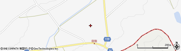 宮城県川崎町（柴田郡）支倉（金田）周辺の地図