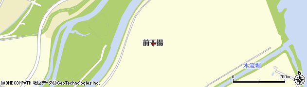 宮城県名取市下増田前干揚周辺の地図