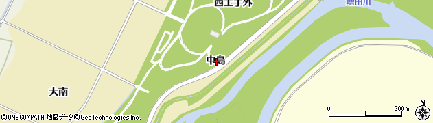 宮城県名取市小塚原中島周辺の地図