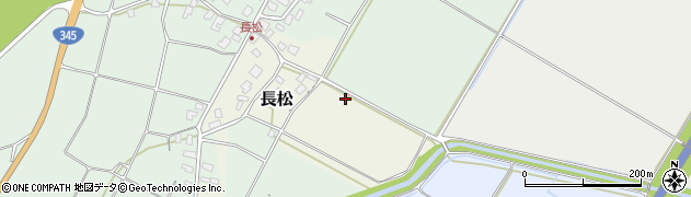 新潟県村上市長松周辺の地図