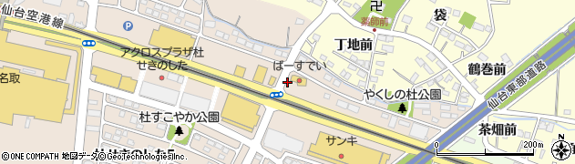 杉ケ袋増田線周辺の地図