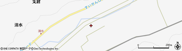 宮城県川崎町（柴田郡）支倉（清水向）周辺の地図