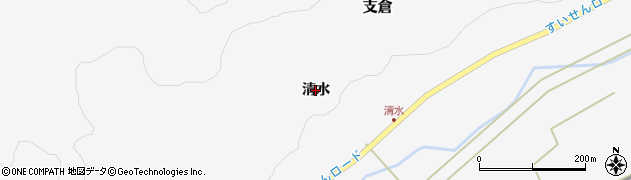 宮城県川崎町（柴田郡）支倉（清水）周辺の地図