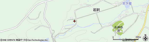 宮城県名取市愛島塩手（岩沢）周辺の地図