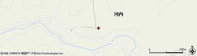 新潟県村上市河内779周辺の地図