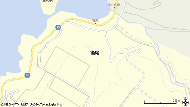〒952-2223 新潟県佐渡市後尾の地図