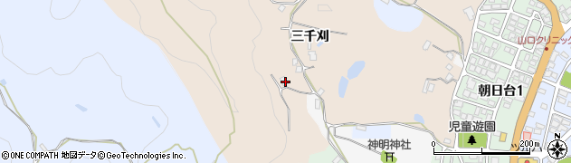 山形県上山市北町三千刈1510周辺の地図